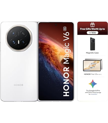 Honor Magic V5 5G Folding Smartphone, 16+512GB |8.8mm in thickness